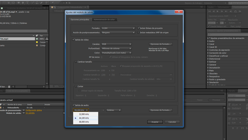 Exportar Composicion After Effects A Otro Proyecto