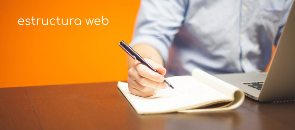 La estructura de un sitio web