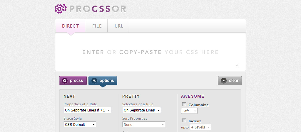 Formatear CSS (ordenar hoja de estilos)
