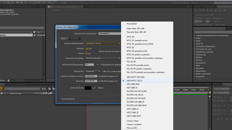Exportar Composicion After Effects A Otro Proyecto