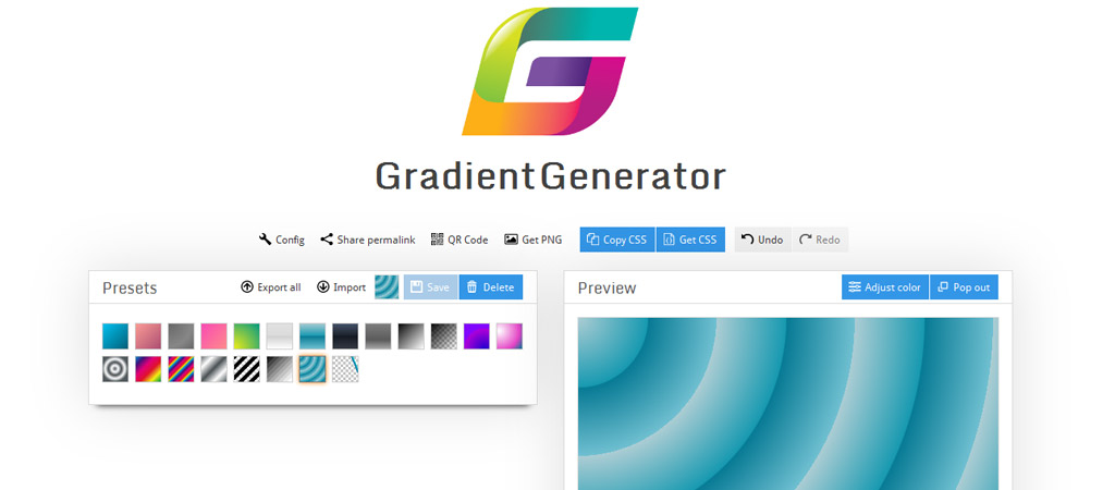 Gradient Generator - Generador online de degradados o gradientes en CSS