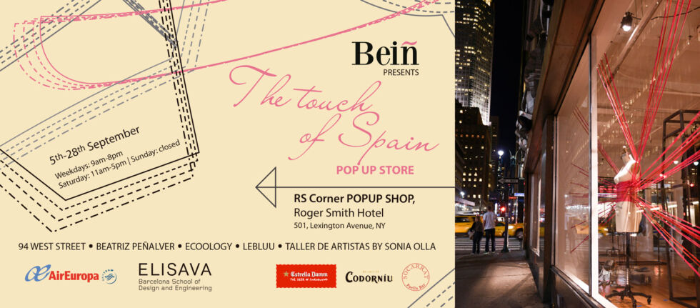 Pop-up store «The Touch of Spain» de Beiñ en Nueva York