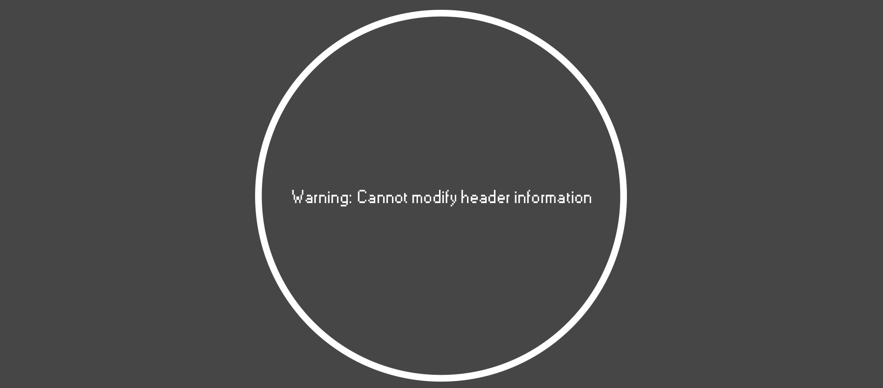 'Warning: Cannot modify header information' en WordPress