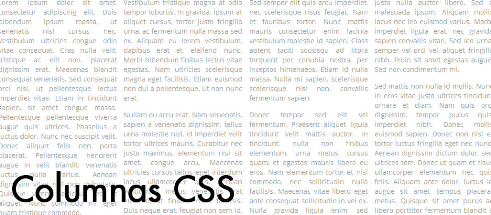 Cómo dividir párrafos en columnas con CSS
