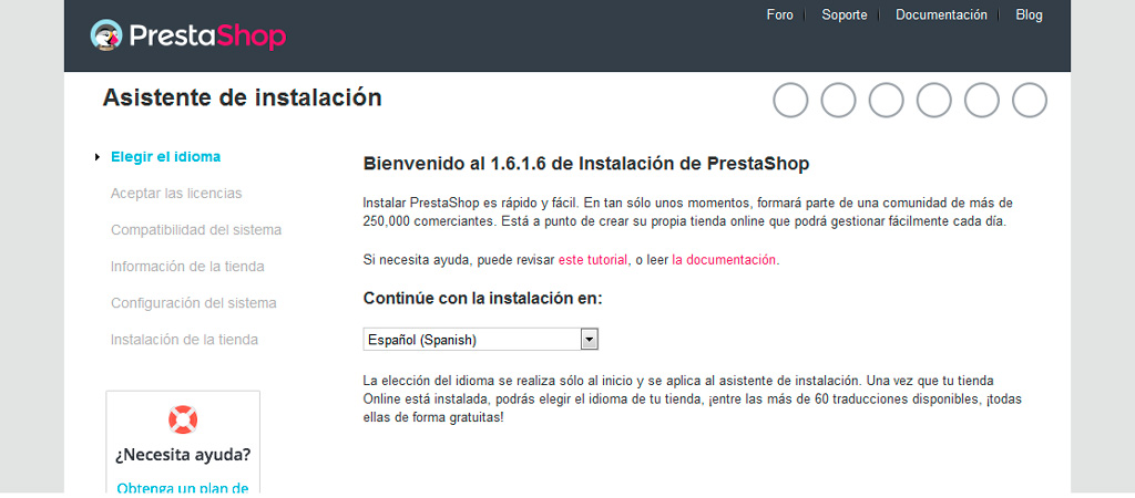 Problemas con los permisos al instalar Prestashop