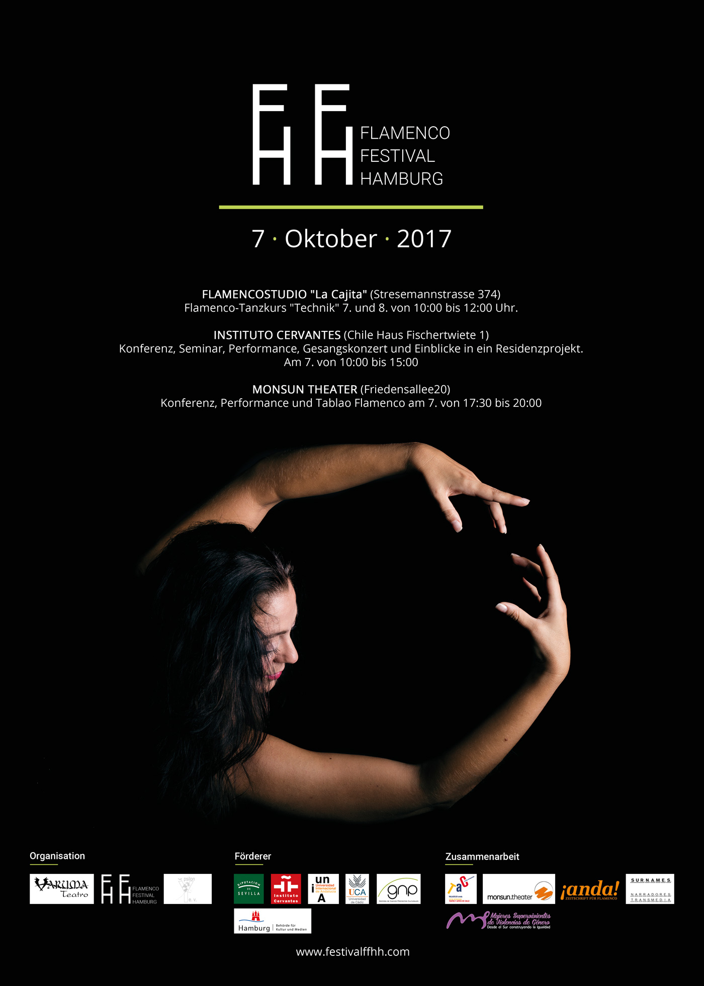 Cartel del Festival de Flamenco de Hamburgo