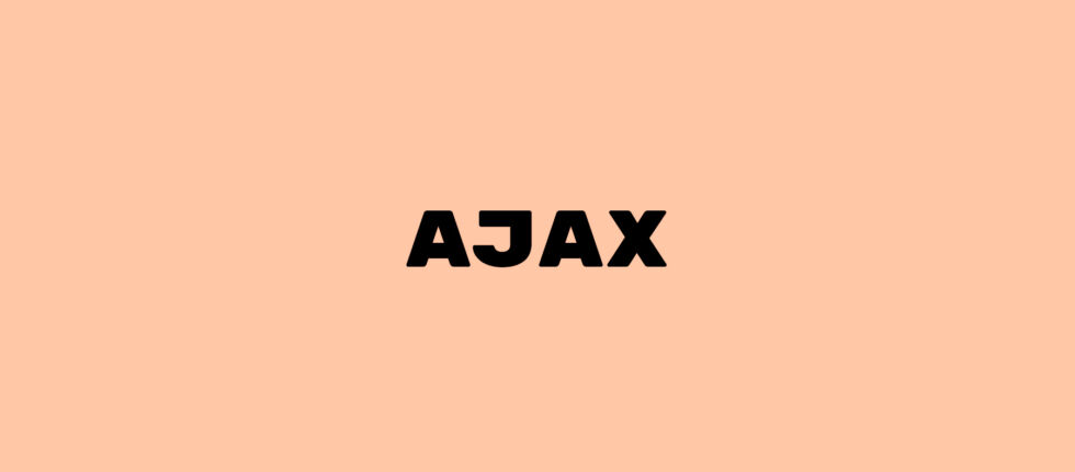 AJAX, páginas web asíncronas