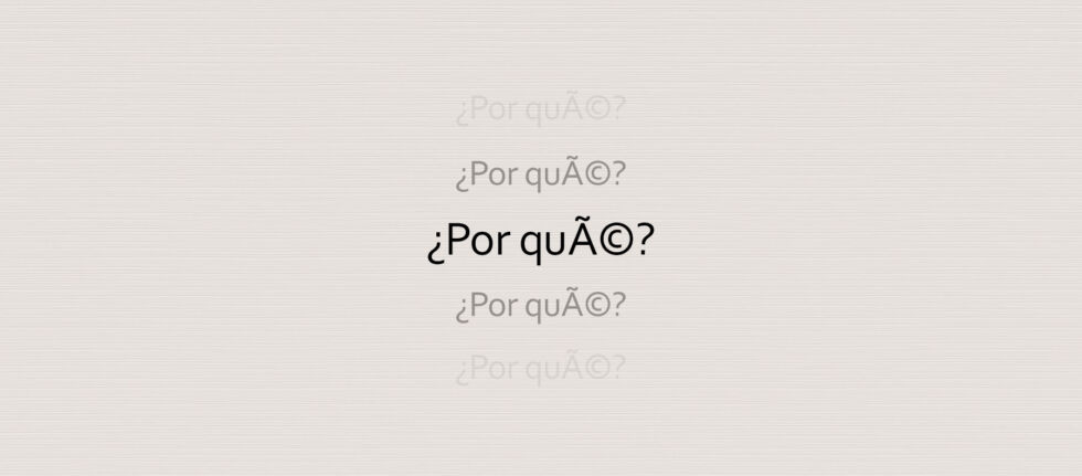 Por qué los acentos no se muestran bien en HTML y cómo solucionarlo
